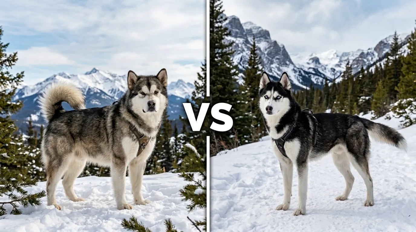 Alaskan Malamute vs. Siberian Husky