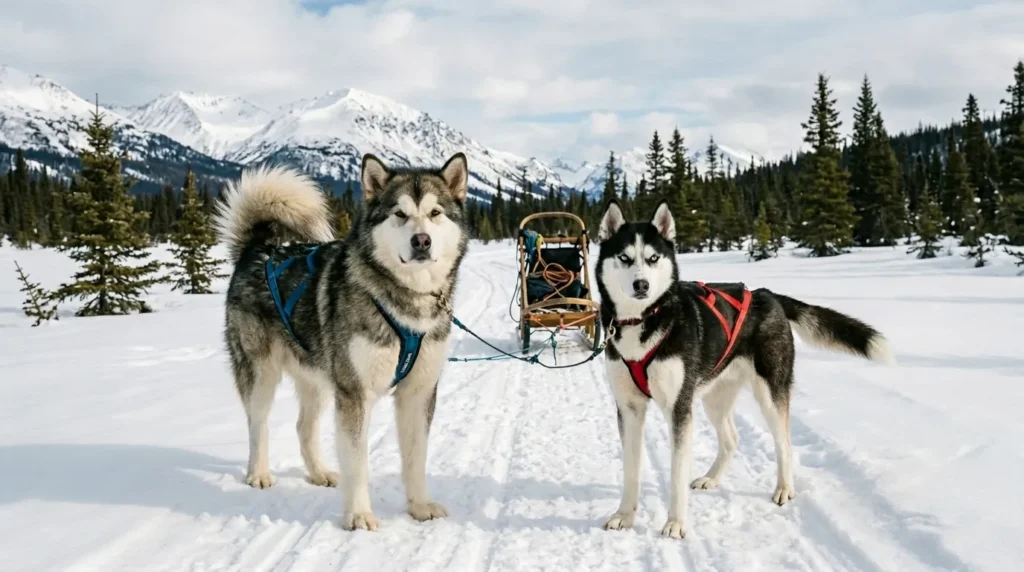 Similarities of Alaskan Malamute vs. Siberian Husky