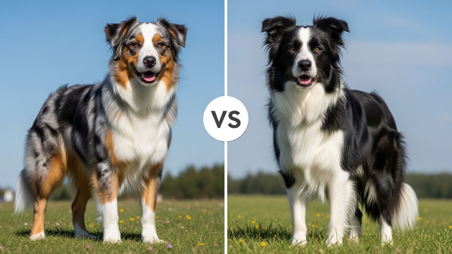 Australian Shepherd vs Border Collie