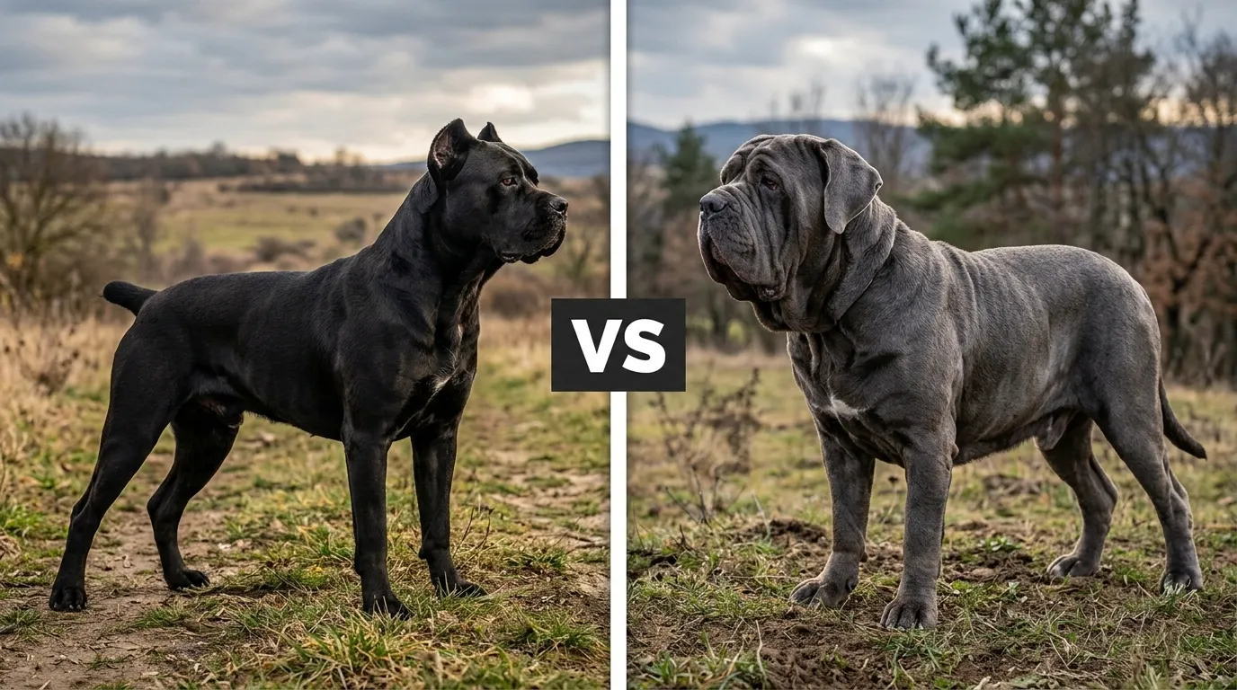 Cane Corso vs Neapolitan Mastiff