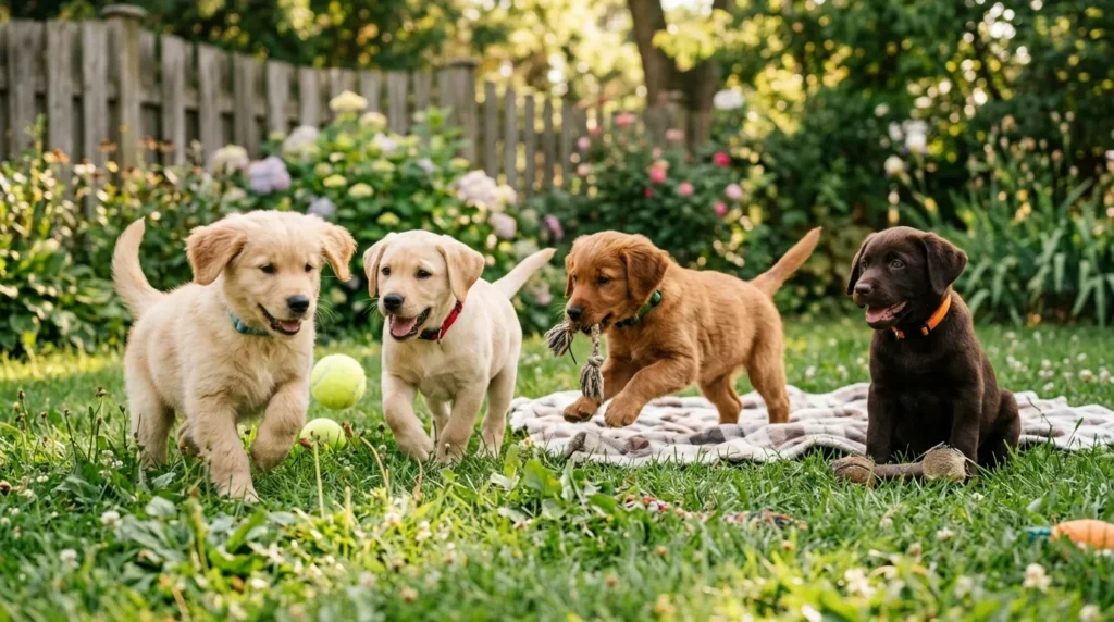Labrador and Golden Retriever Similarities
