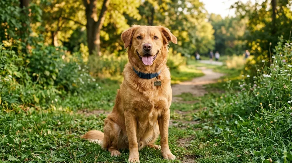 Golden Pit (Golden Retriever x PitBull Mix)