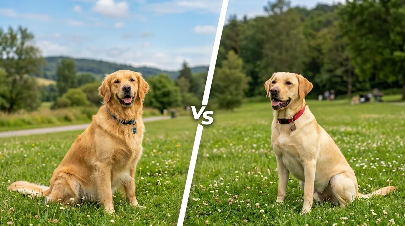 Golden Retriever vs. Labrador Retriever