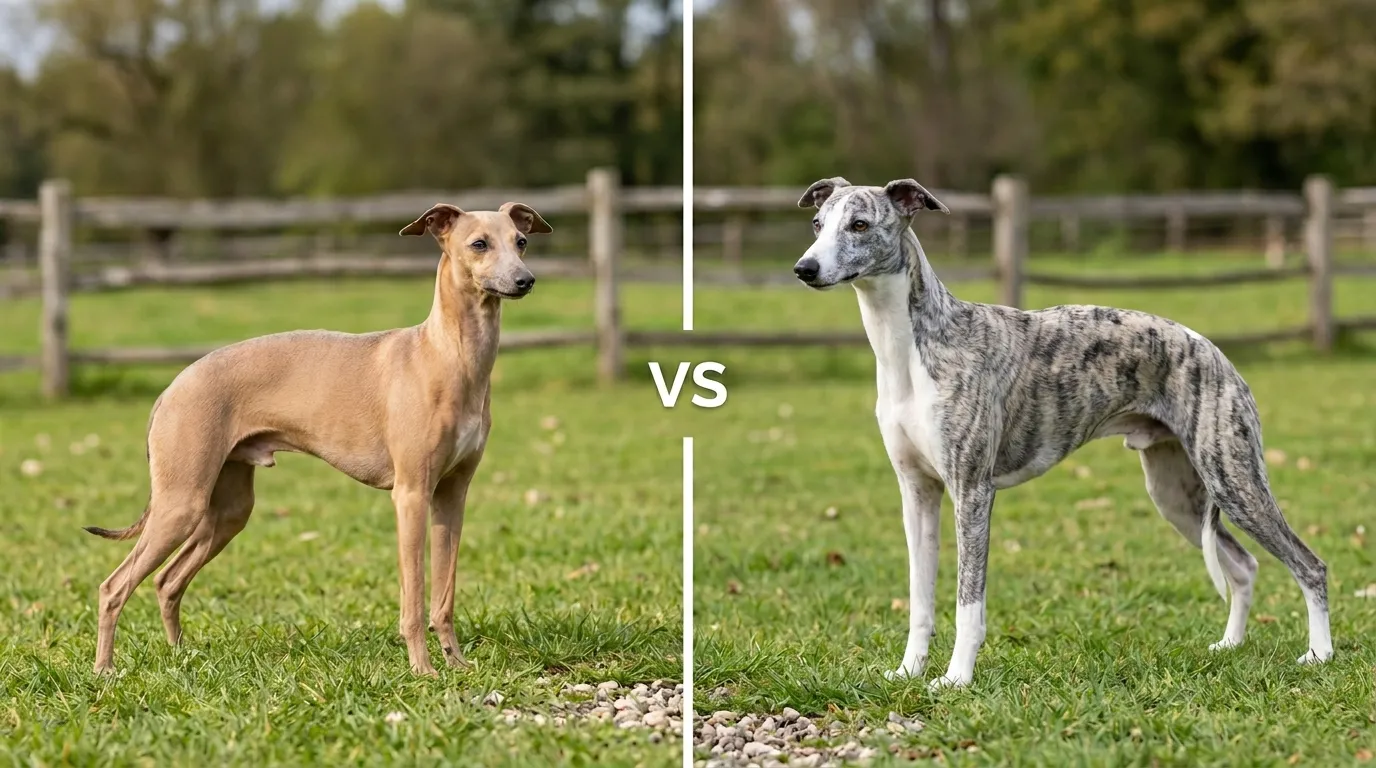 Whippet vs. Italian Greyhound