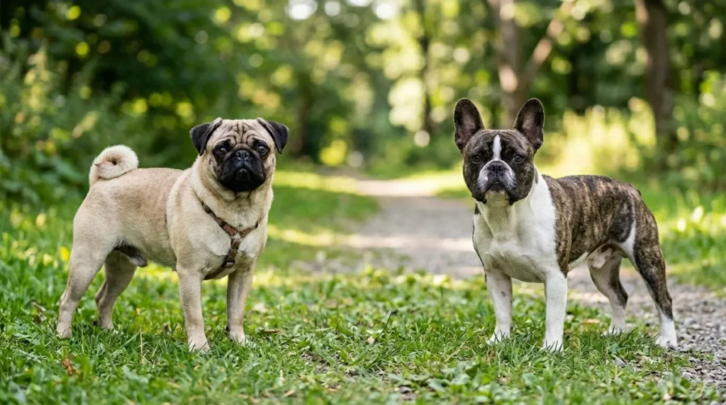 Interesting tidbits about a Pug vs French bulldog