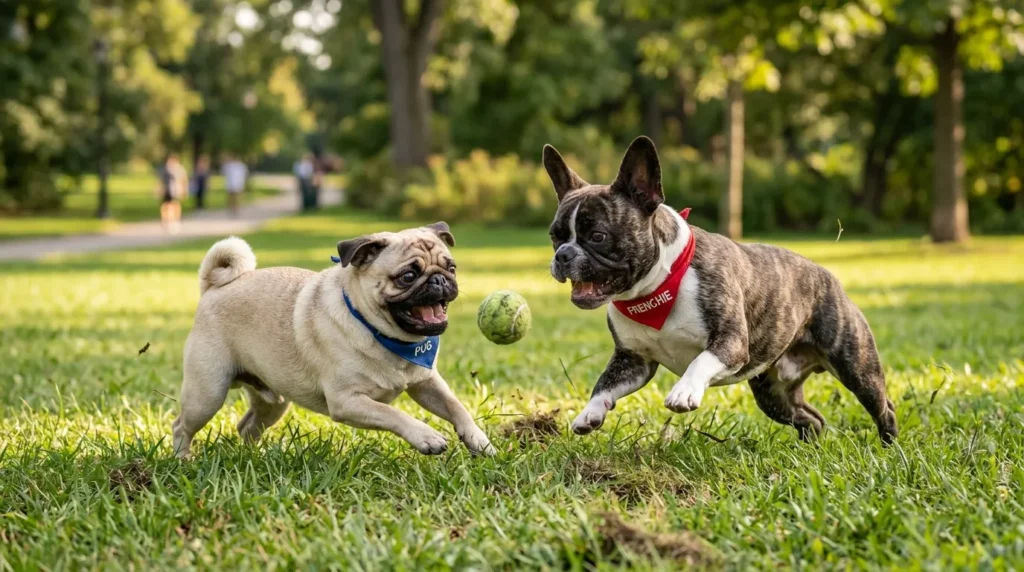Pug vs French Bulldog