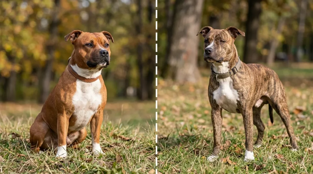 Similarities of Pitbull vs. Staffordshire Terrier