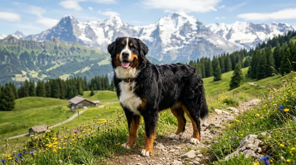 Bernese Mountain Dogs