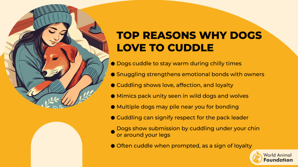 why dog love to cuddle