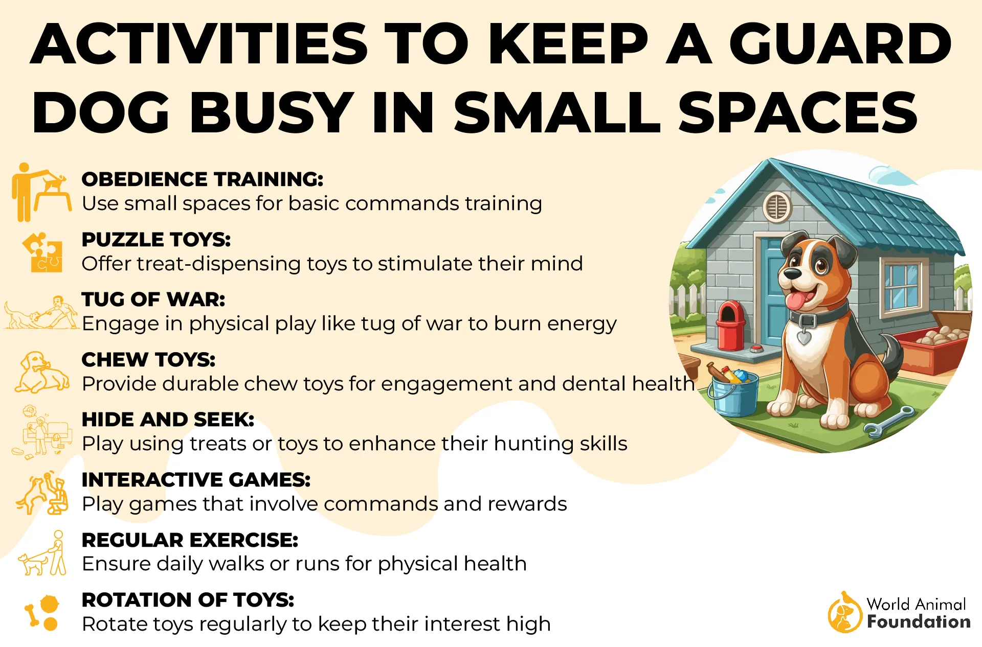 Activities to Keep a Guard Dog Busy in Small Spaces-01