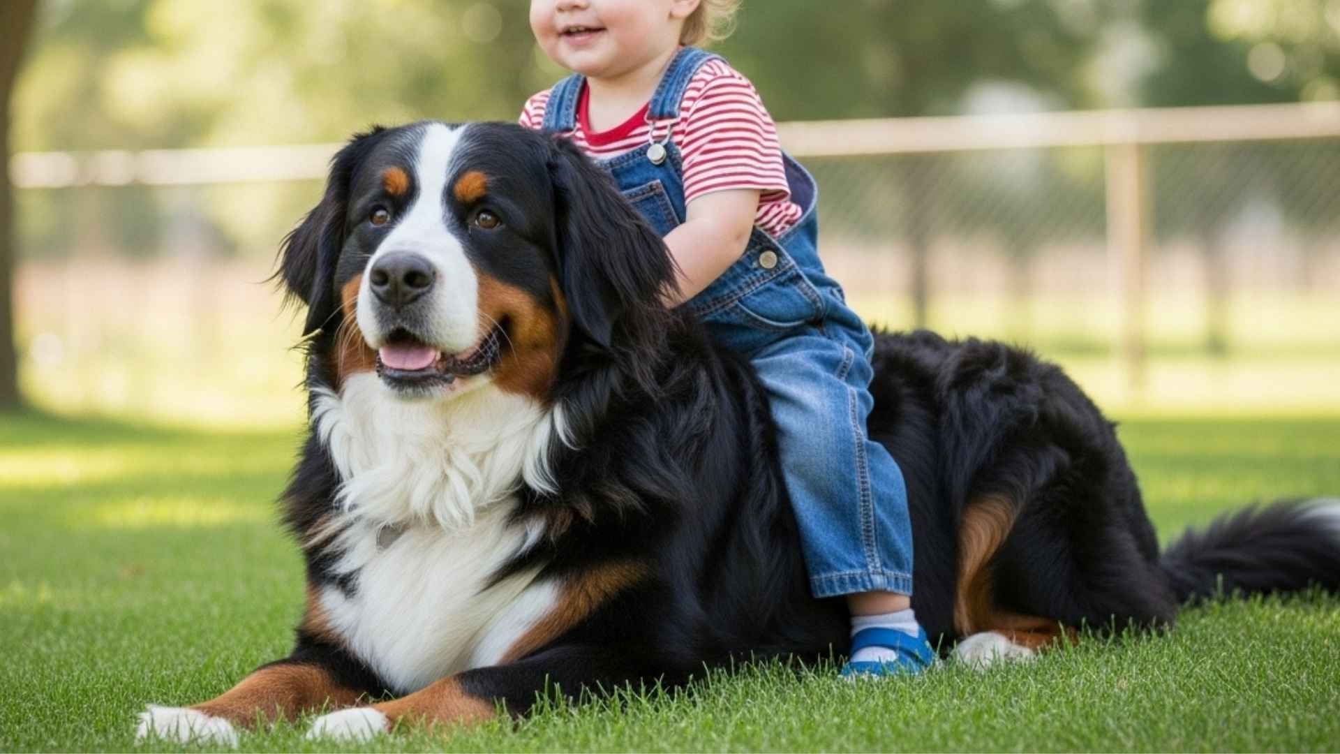 7 Dog Breeds That Allow Toddlers to Sit on Their Backs