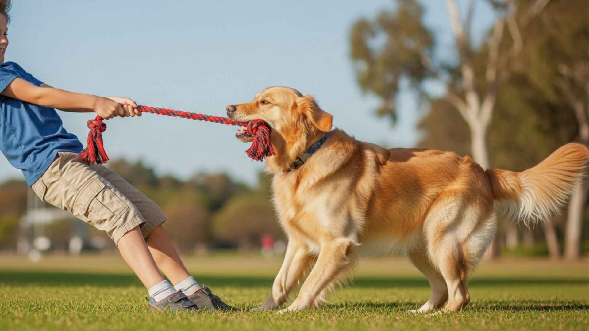 7 Dog Breeds That Play Tug of War With Kids Gently