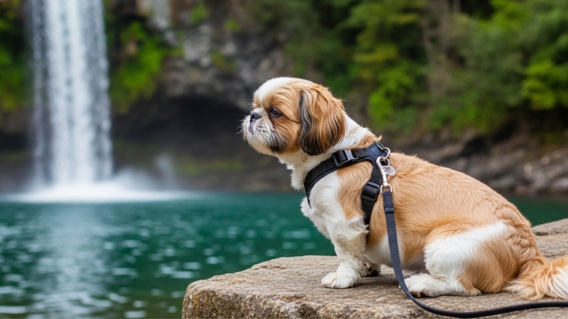 7 Dog Breeds That Sit Calmly Watching Waterfalls