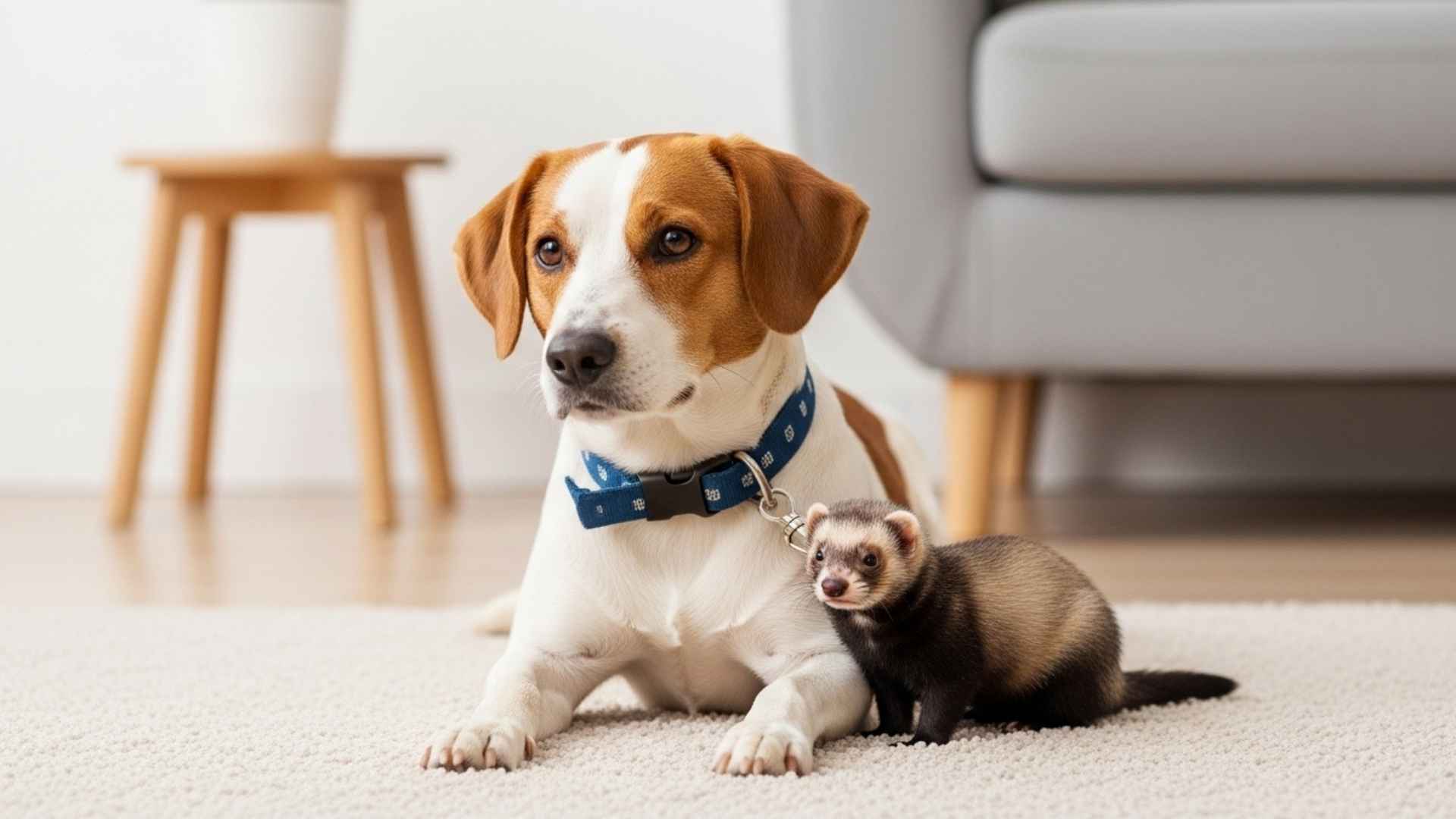 7 Dog Breeds That Stay Friendly With Ferrets in Homes