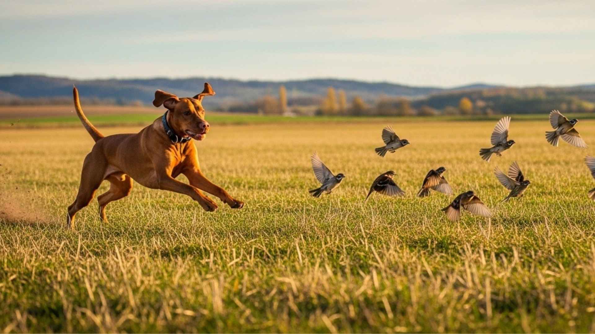 10 Dog Breeds That Chase Birds Across Open Lands