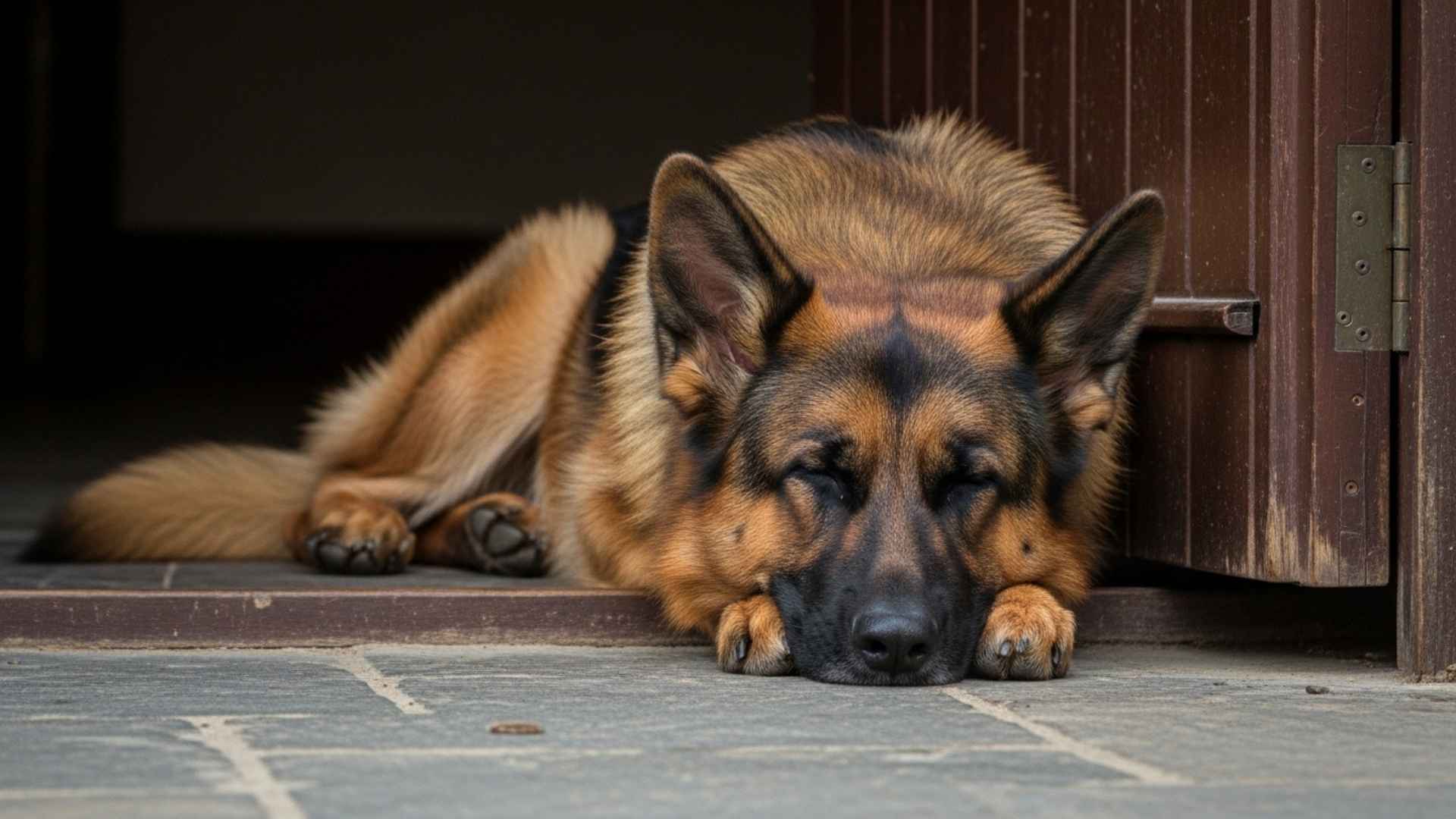 7 Dog Breeds That Sleep Beside Doors Guarding Family