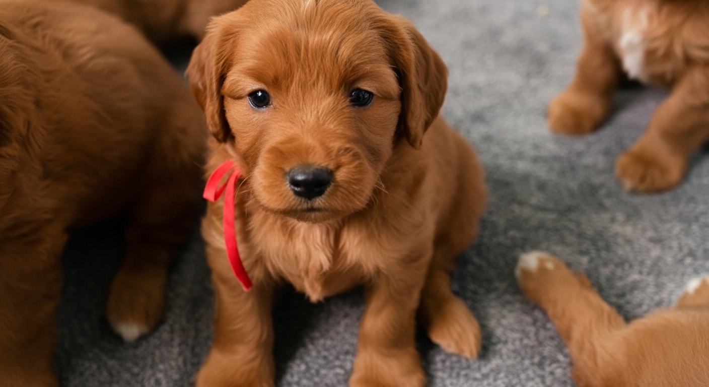 Goldendoodle Puppy Has an ‘Exhausting’ Morning Being the Absolute Cutest