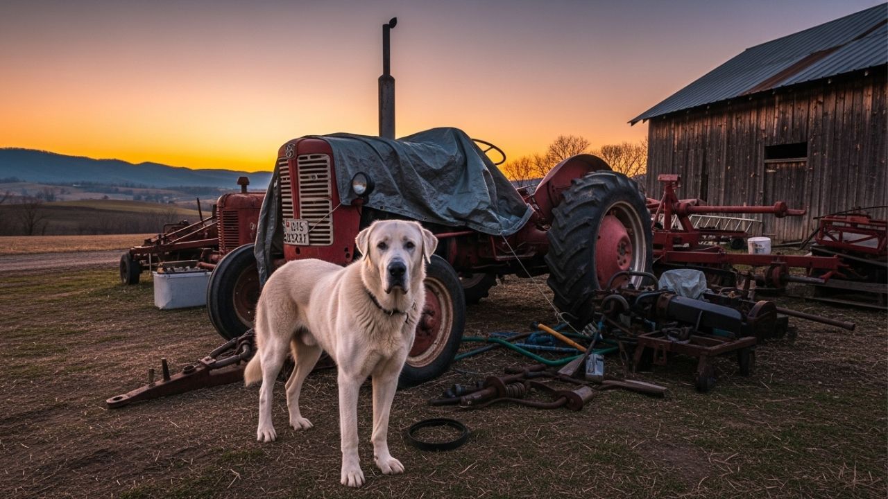 Guard Dog Breeds That Guard Farm Equipment Outdoors