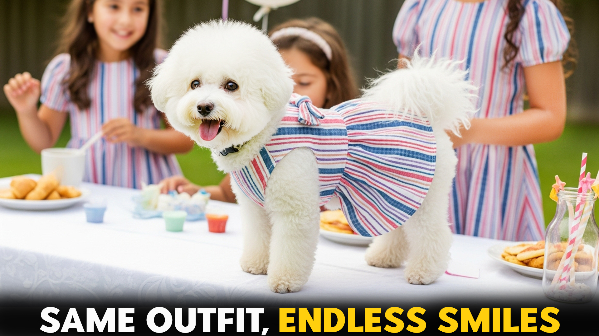7-Dog-Breeds-That-Pose-With-Kids-Wearing-Matching-Outfits