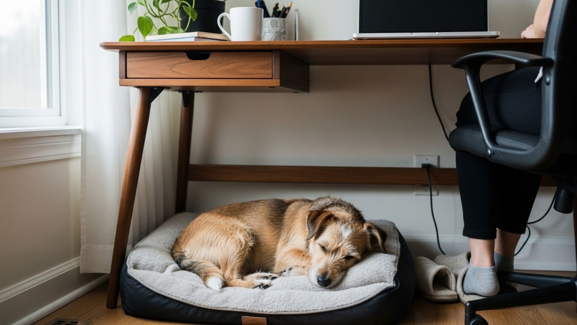 7 Dog Breeds That Stay Under Owners’ Desks While Working