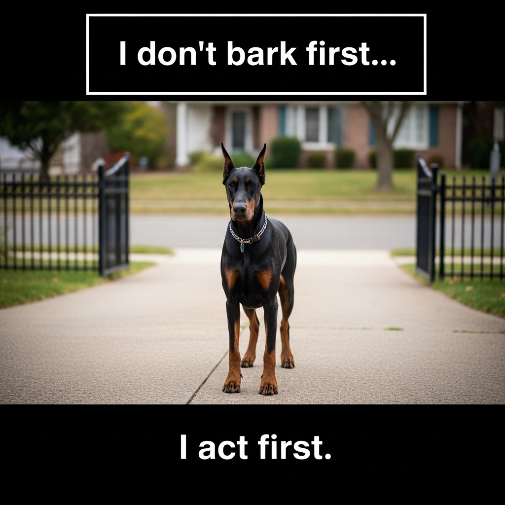 meme on Doberman Pinscher