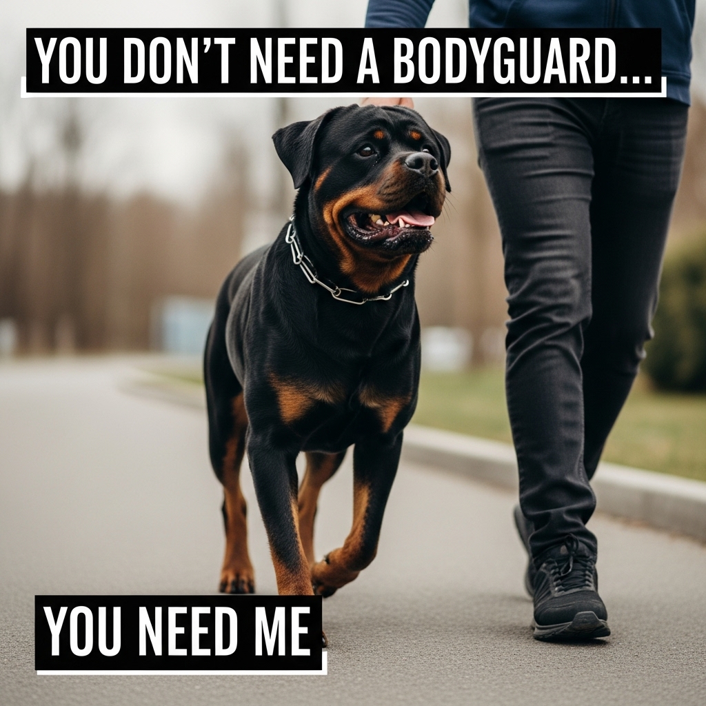 You don’t need a bodyguard…