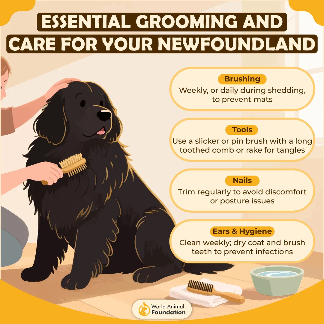 Essential Grooming and Care for Your Newfoundland-01