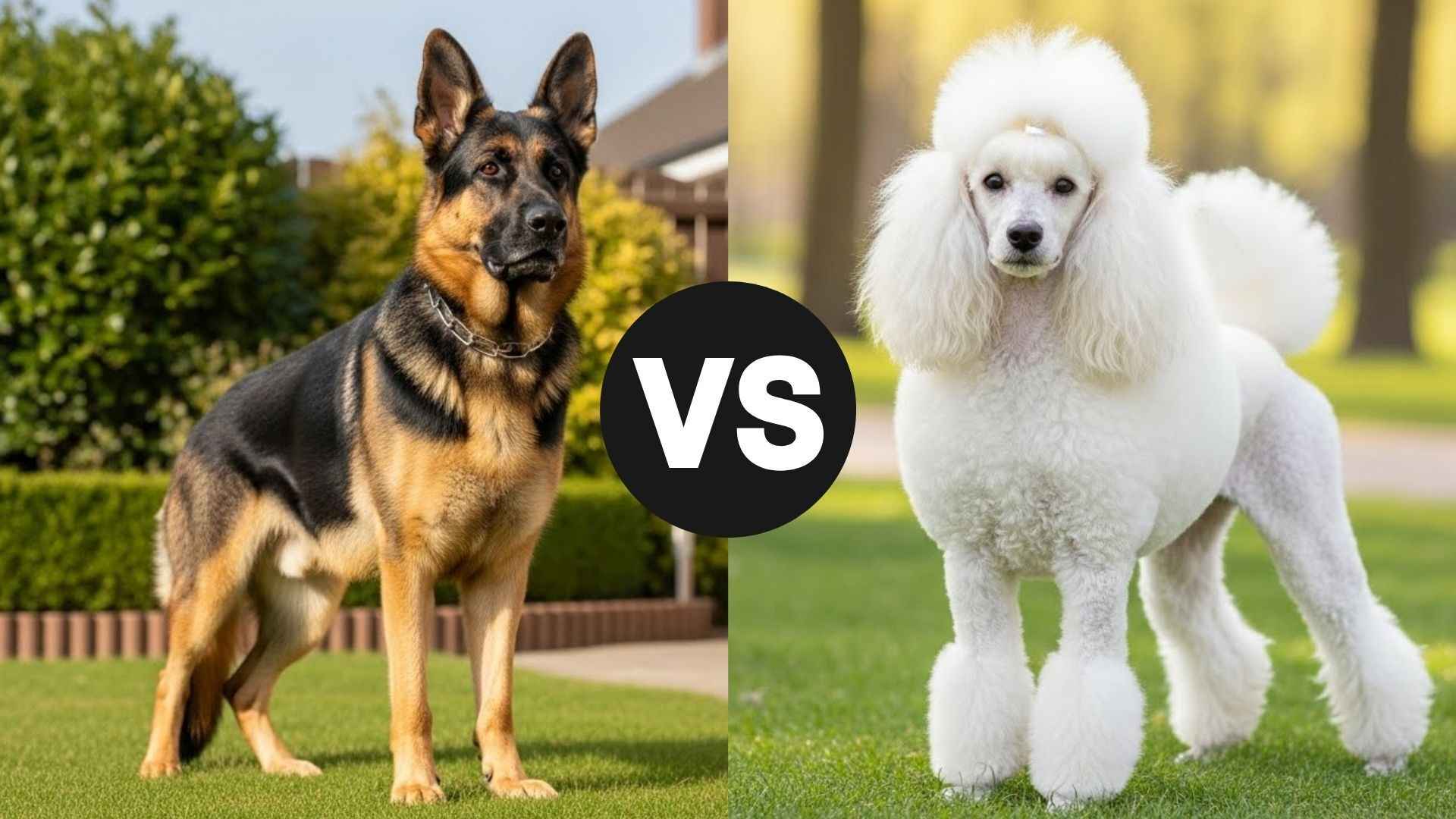 German Shepherd Vs. Poodle Which Dog Fits Your Life