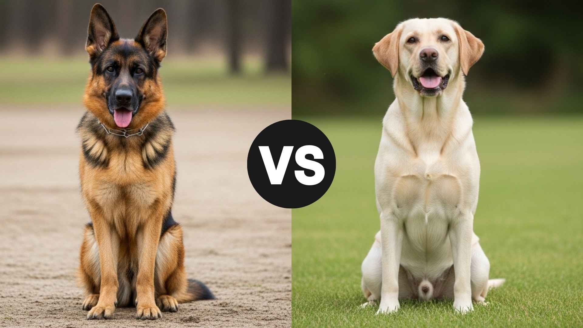 German Shepherd vs Labrador