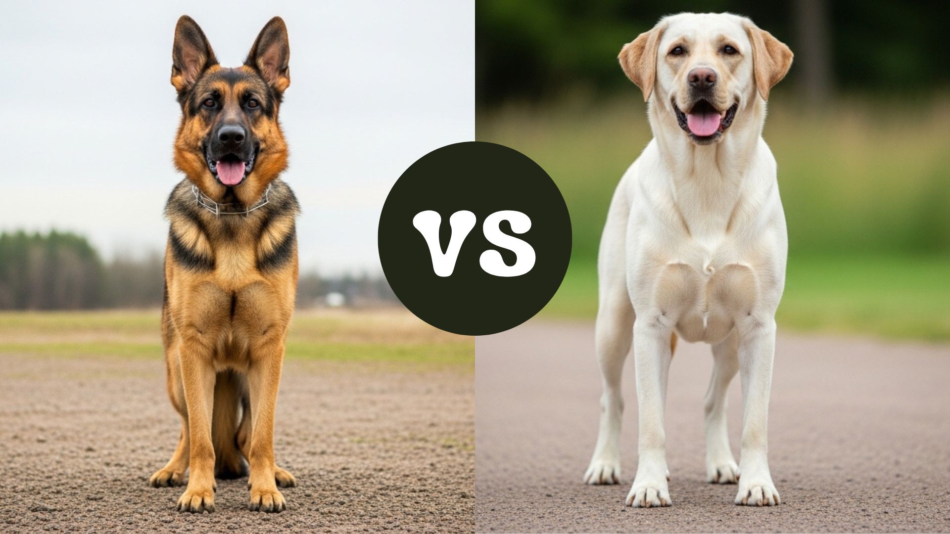 German Shepherd vs. American Labrador Retriever
