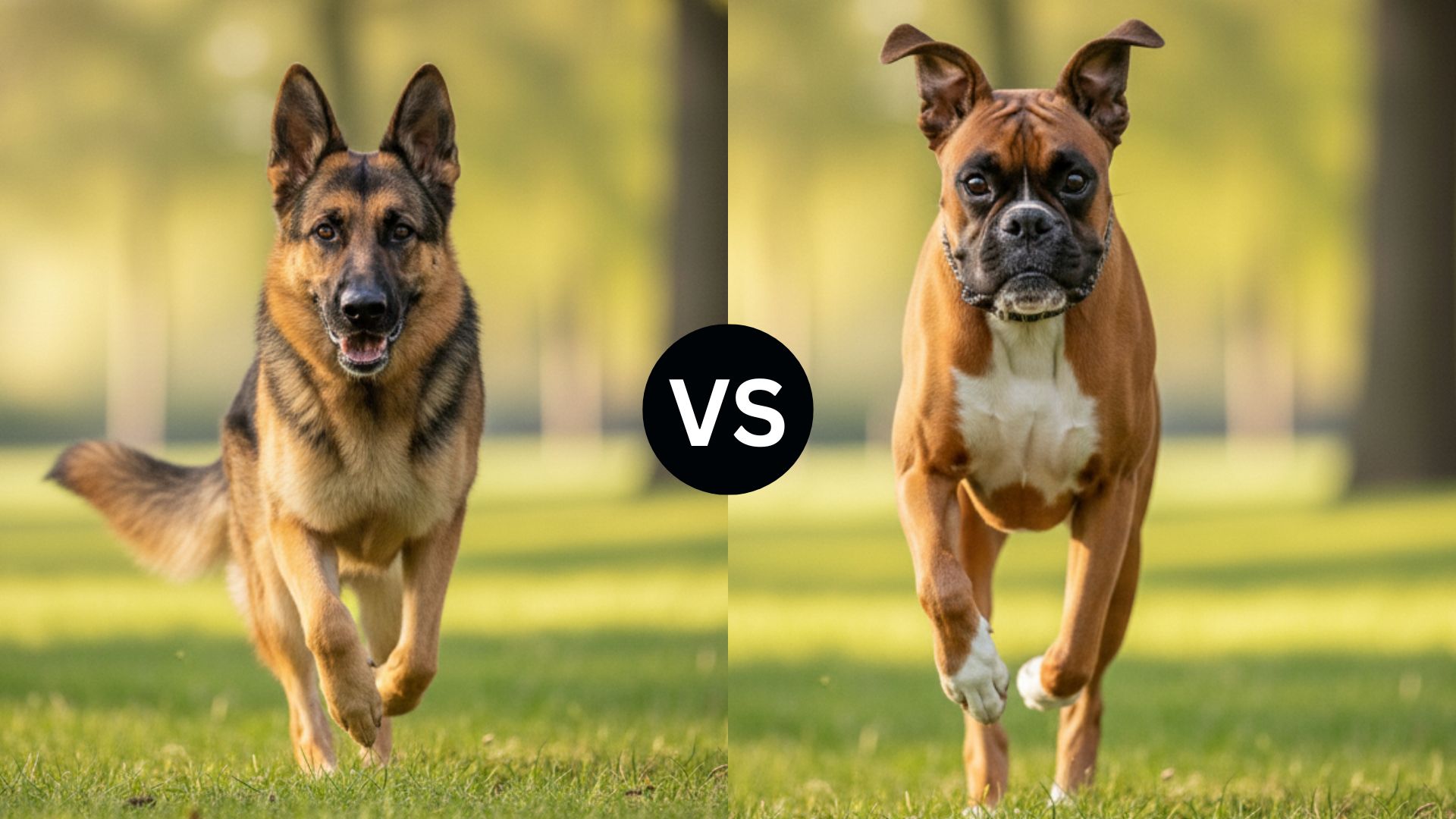 German Shepherd vs. Boxer