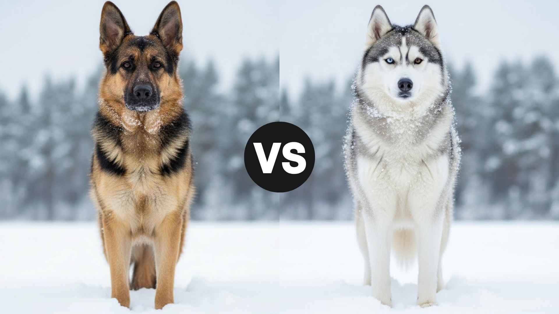German Shepherd vs. Husky Which Dog Is the Perfect Companion for You