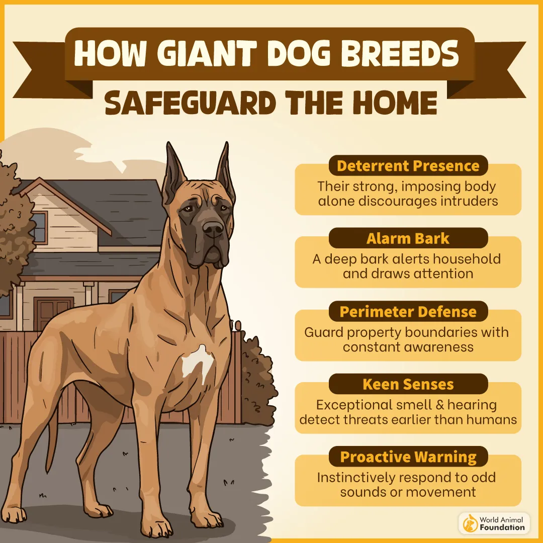 How Giant Dog Breeds Safeguard the Home-01