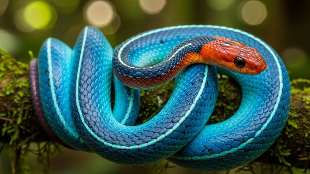 Blue Malayan Coral Snake