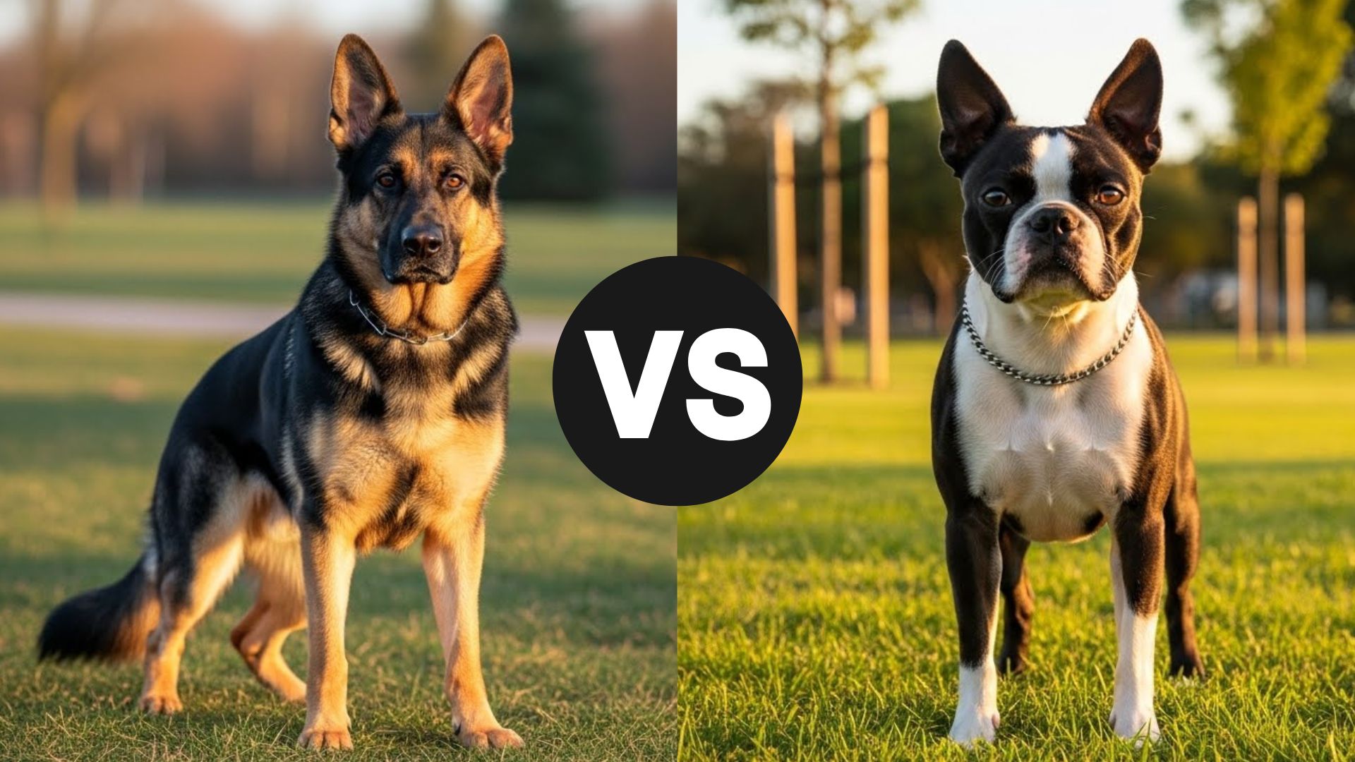 German Shepherd vs. Boston Terrier Which Breed Fits Your Lifestyle