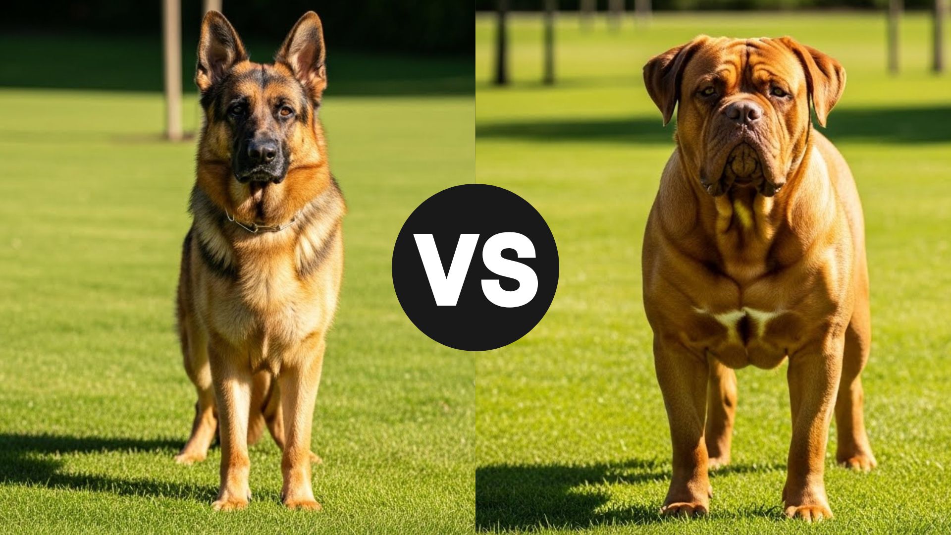 German Shepherd vs. Dogue de Bordeaux