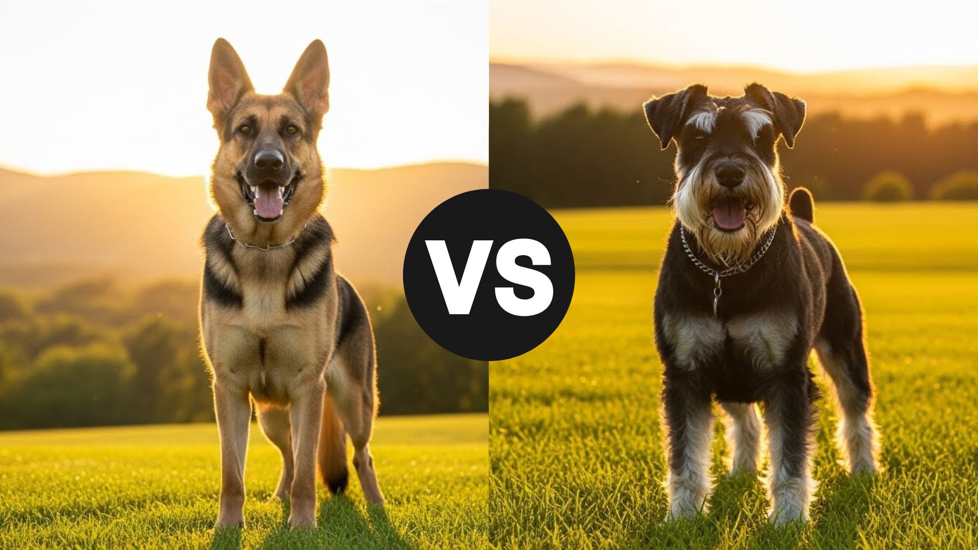 German Shepherd vs. Miniature Schnauzer Which Dog Fits Your Lifestyle