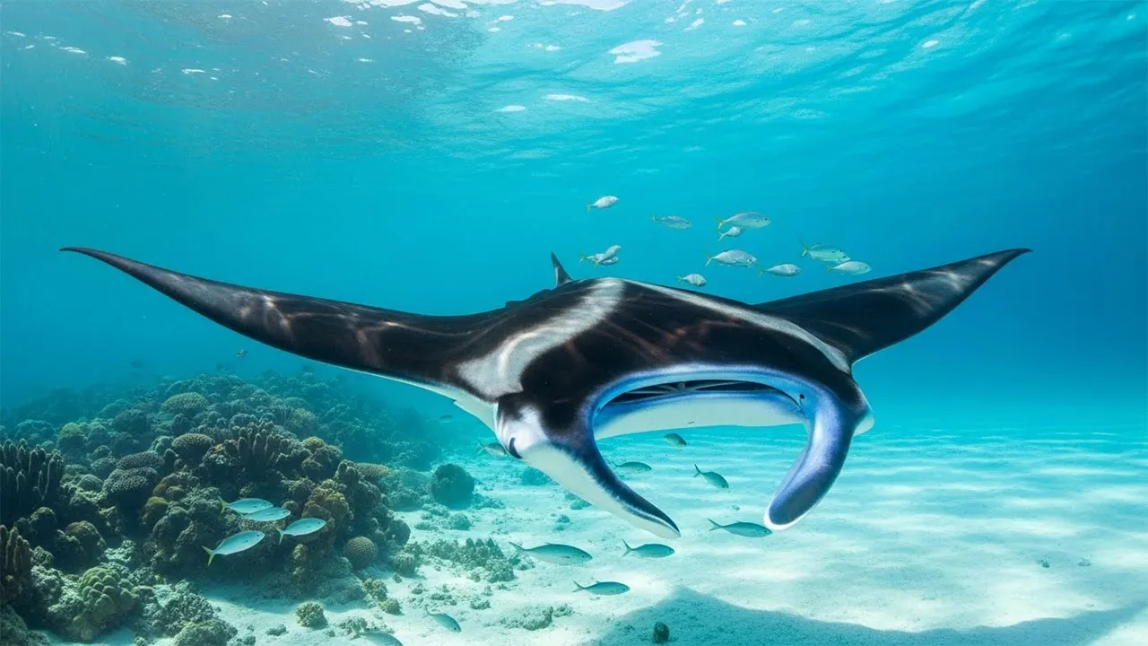 Giant Oceanic Manta Ray