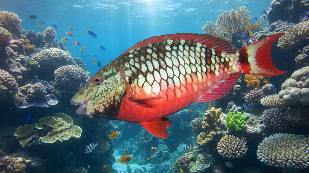 Stoplight Parrotfish