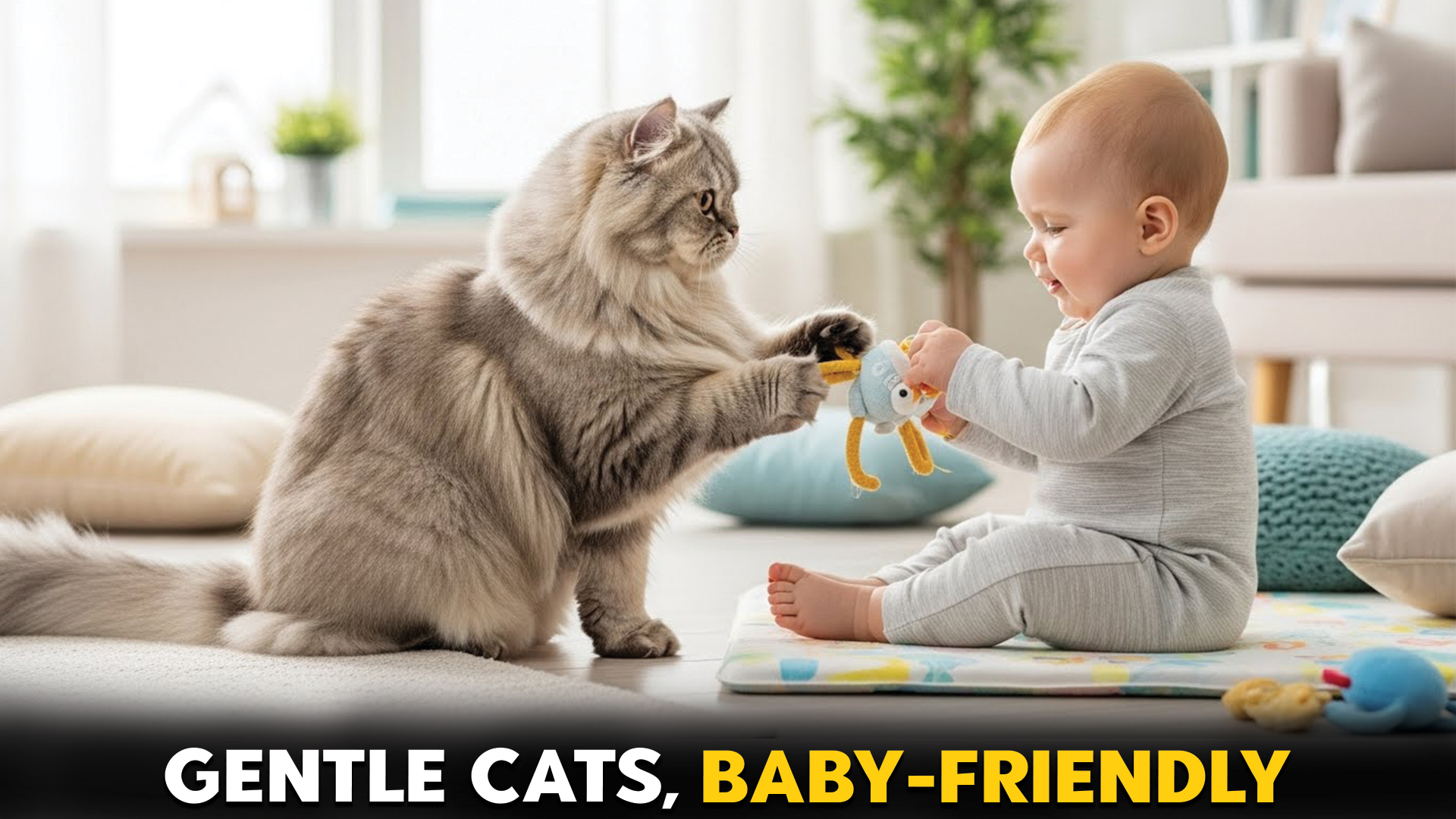 7 Cat Breeds That Are Good with Babies