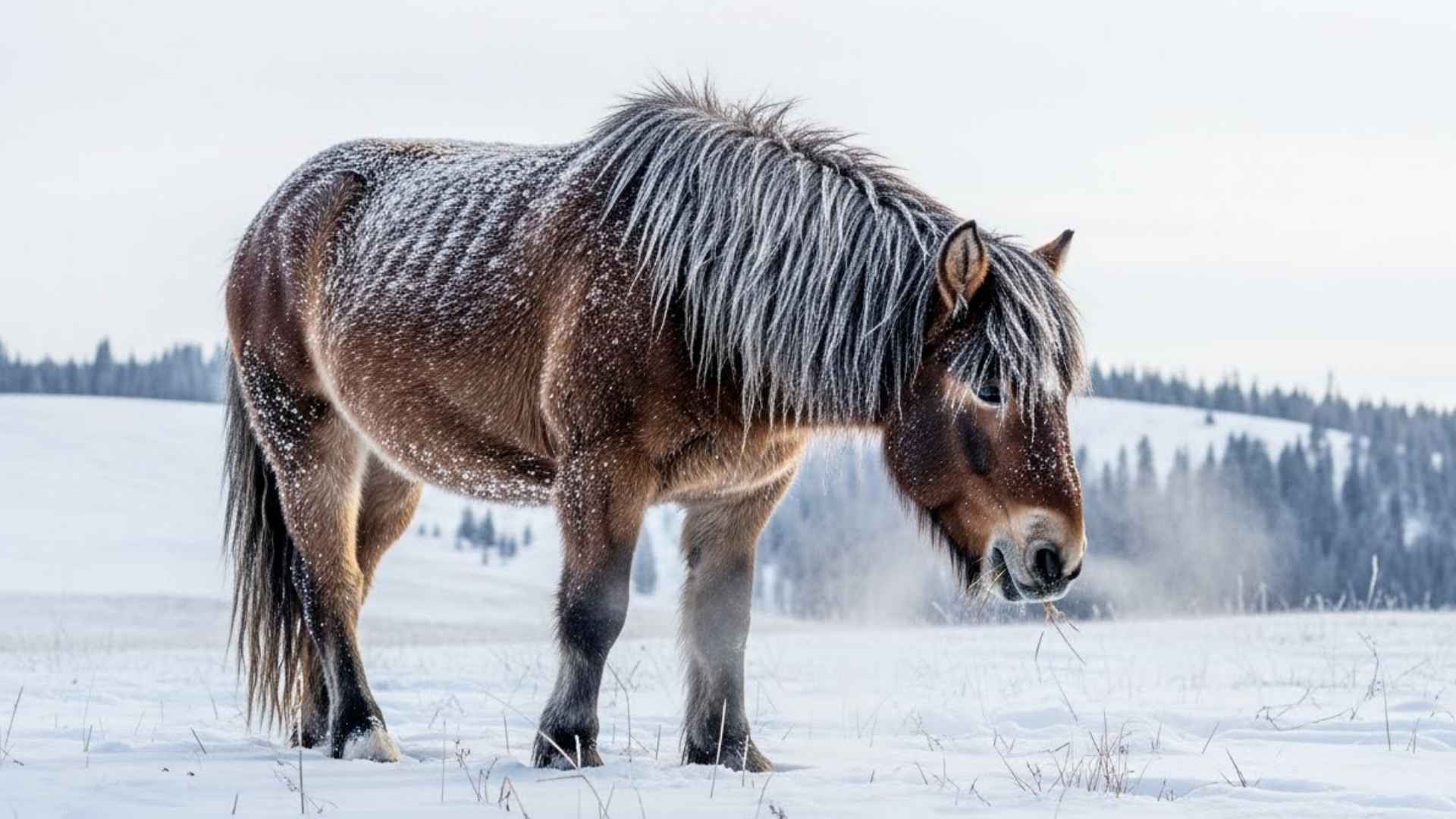 7 Horse breeds with thick winter coats