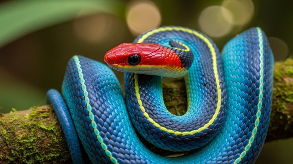 Blue Malayan Coral Snake
