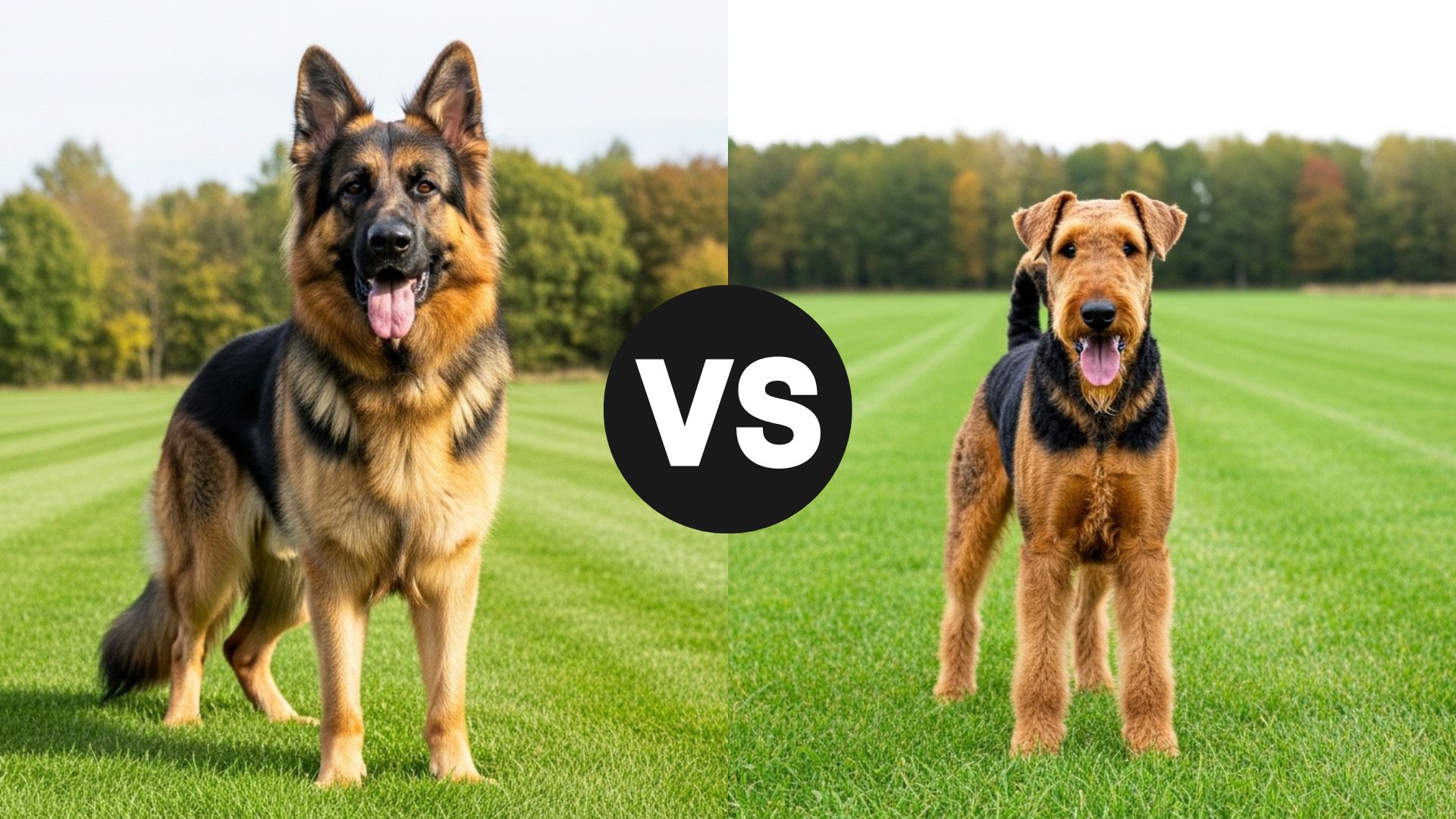 German Shepherd vs. Airedale Terrier Key Differences Explained