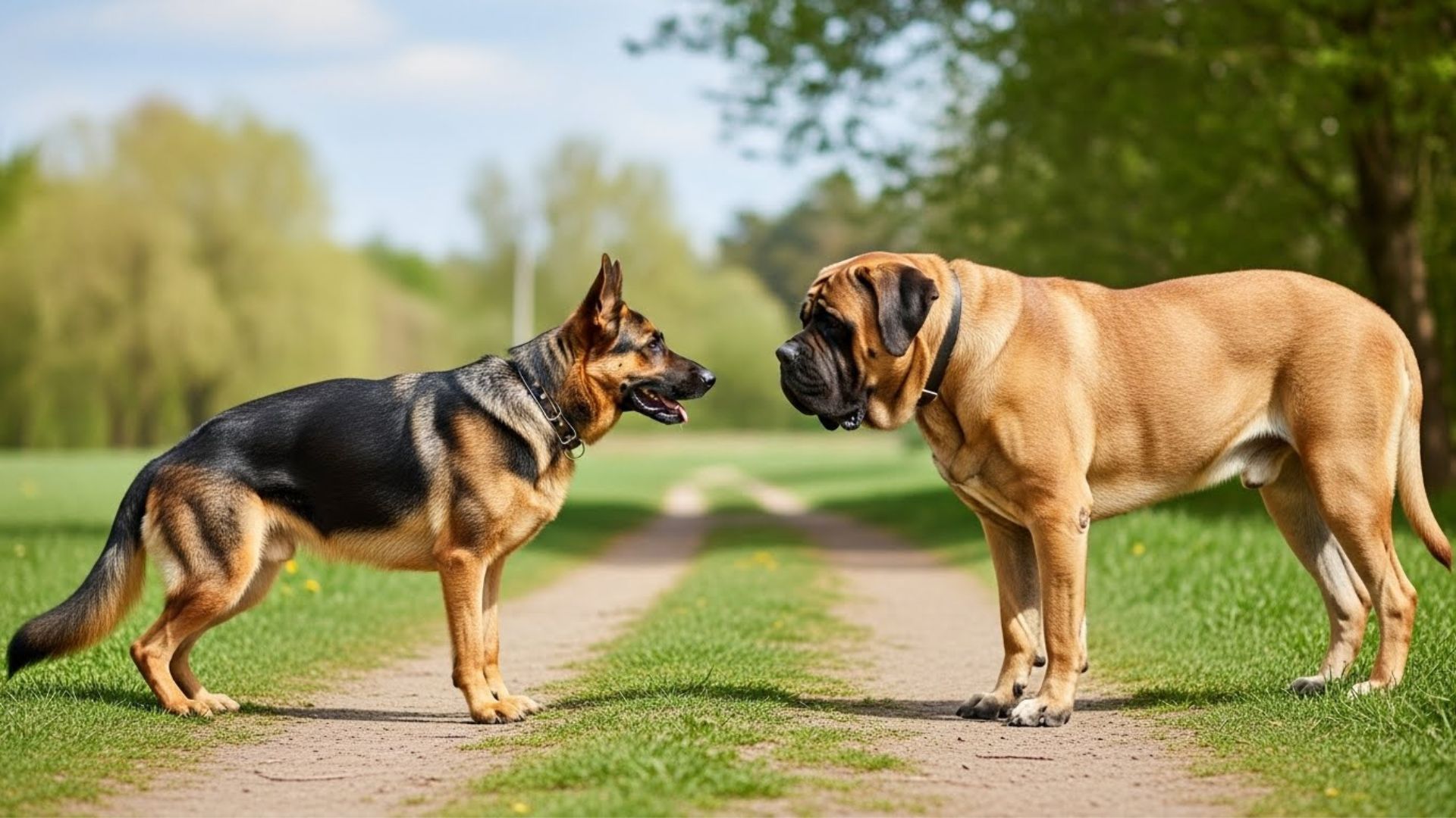 German Shepherd vs. English Mastiff (1)