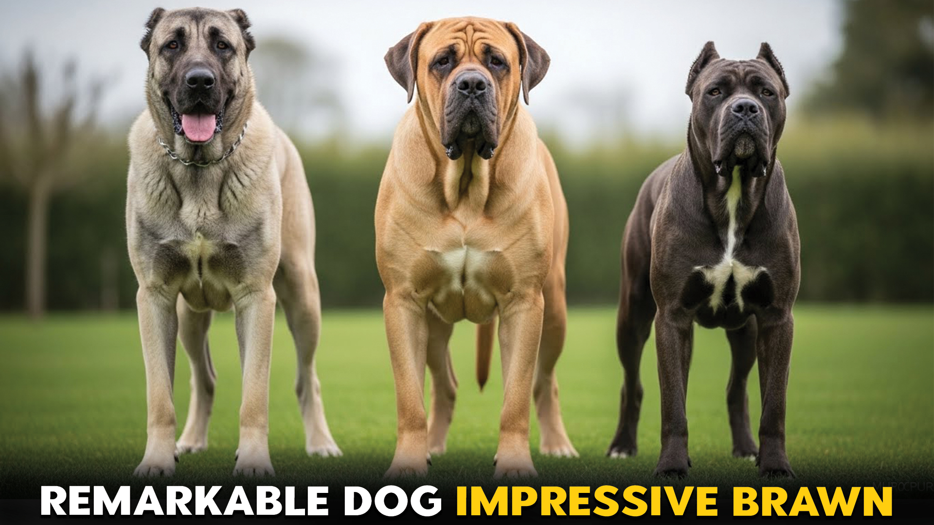 Remarkable Dog Breeds Known for Their Brawn