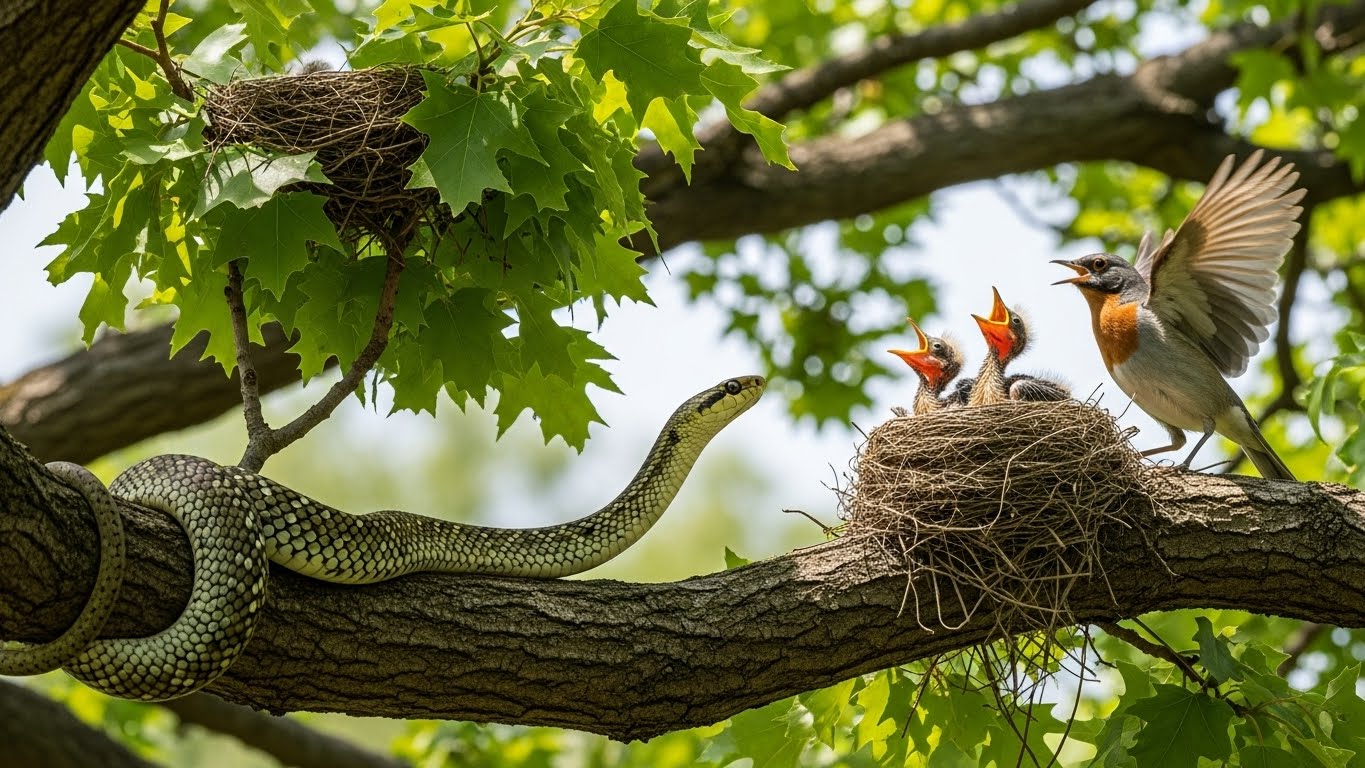 Snakes That Are Adapted for Hunting Birds