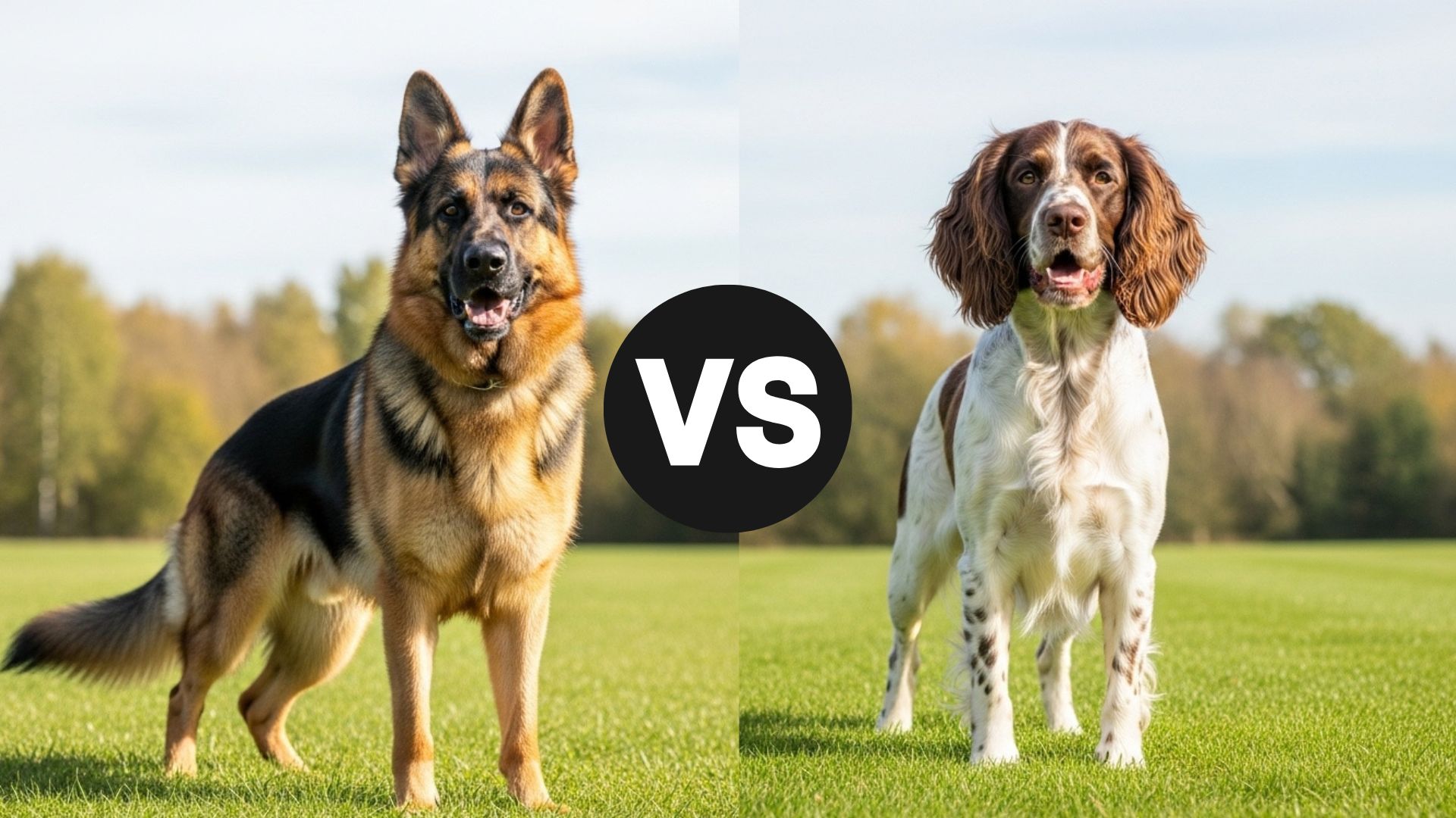 Things to Know German Shepherd vs. English Springer Spaniel Dog Breeds