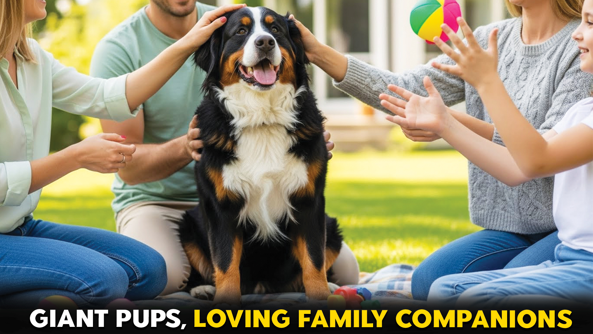 Explore gentle giant dogs that thrive in family homes. Learn about care, training, and living space needs.