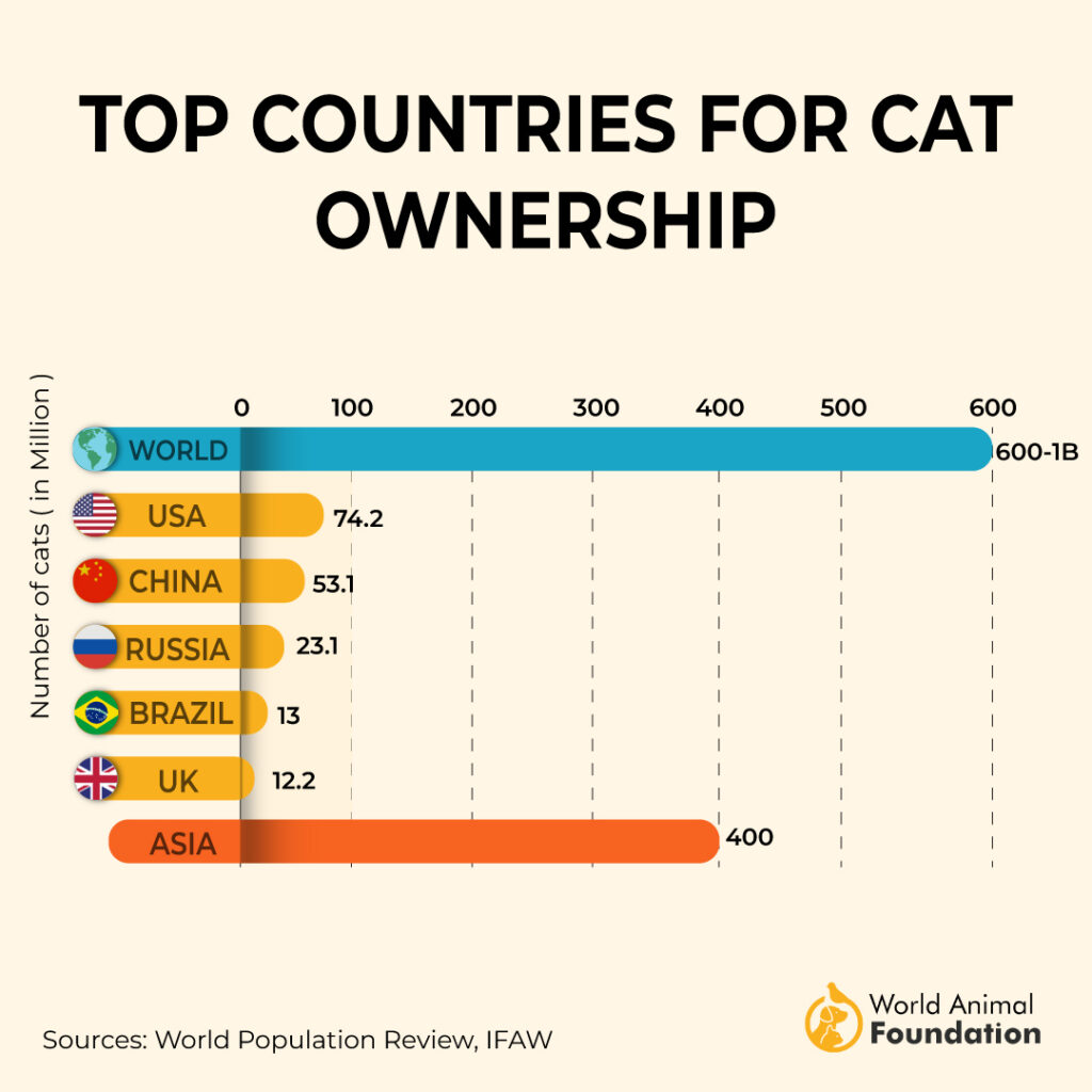 cat ownership by country