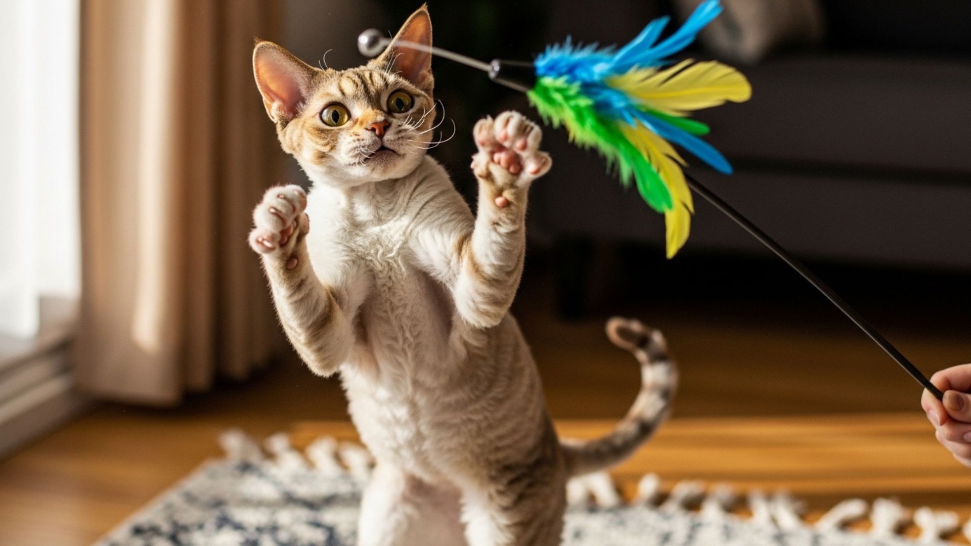 7 Cat Breeds That Prefer Wand Toys and Interactive Toys